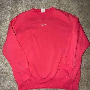 Nike women’s Vibrant pink Crewneck Sweater